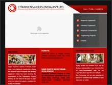 Tablet Screenshot of citannengineers.co.in